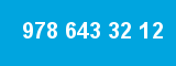 978 643 32 12